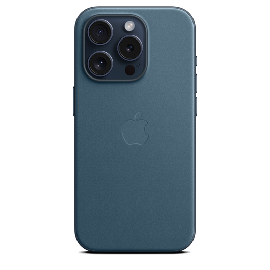 Funda de silicona con MagSafe para el iPhone 15 Pro Max - Azul tempestad -  Apple (ES)
