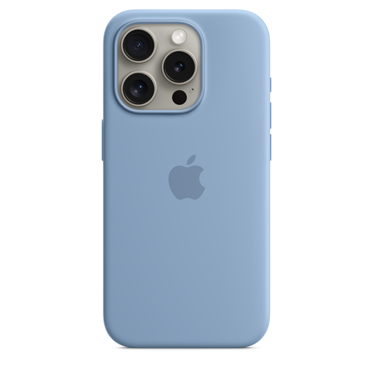 Funda de silicona con MagSafe para el iPhone 15 Pro Max - Rosa claro –  Rossellimac