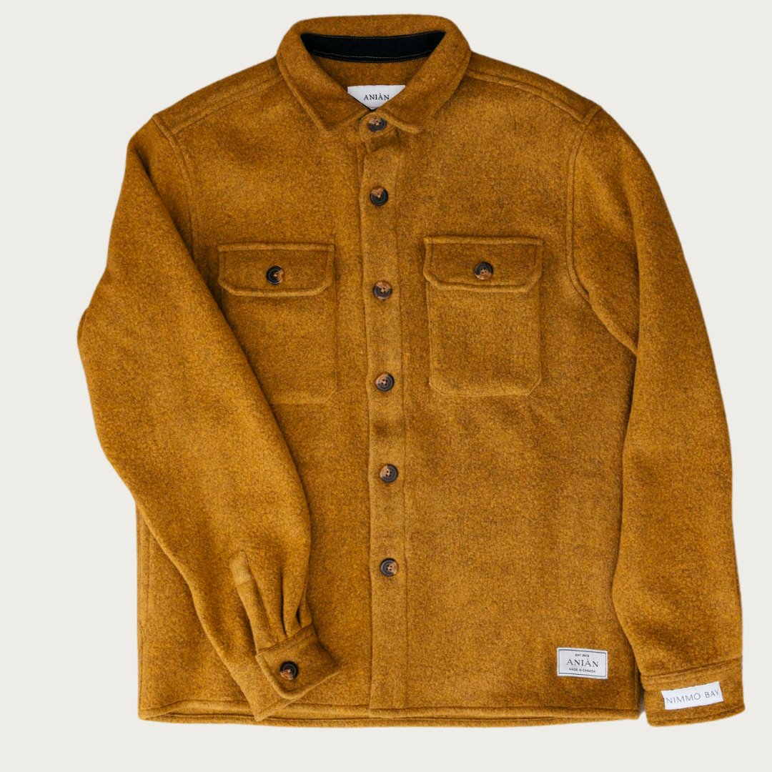 Anian Men's Field Coat in gold– Confluence Nimmo Bay