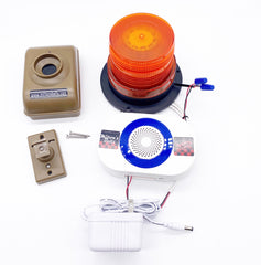 Long-Range Motion Activated Chime and Strobe Light Kit