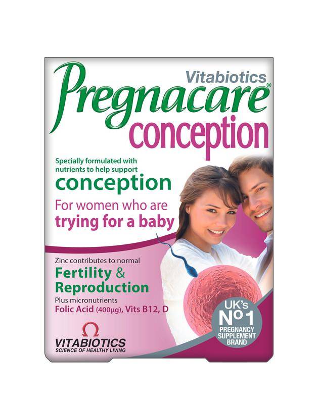 Vitabiotics Pregnacare Conception 30 Tablets Onefamshop Onefamshop The Complete Family Shop