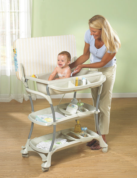 baby bath stand and change table