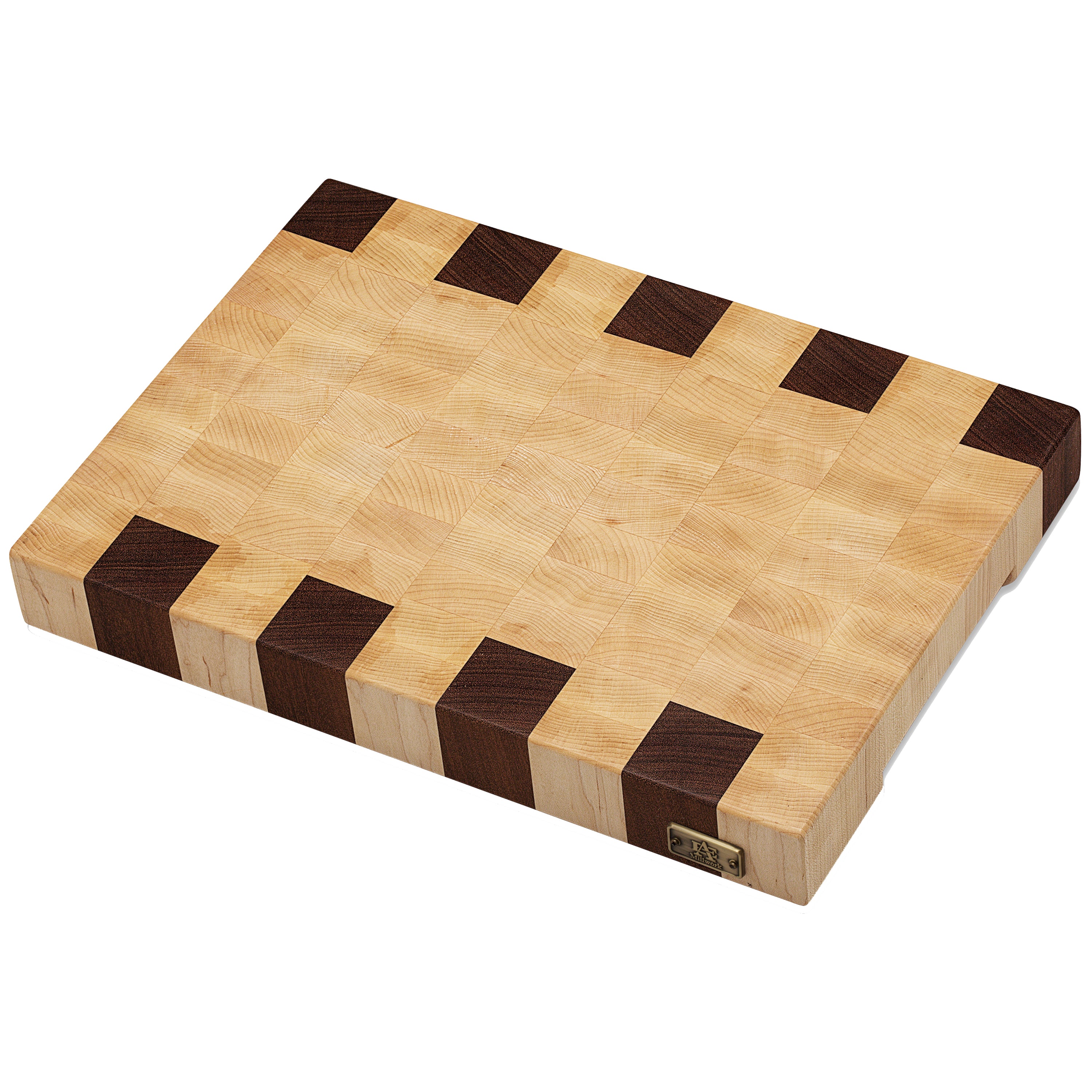 Maple and Cherry Checkerboard End Grain Cutting Board