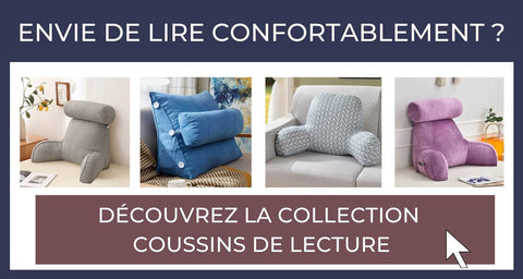 Collection coussin de lecture