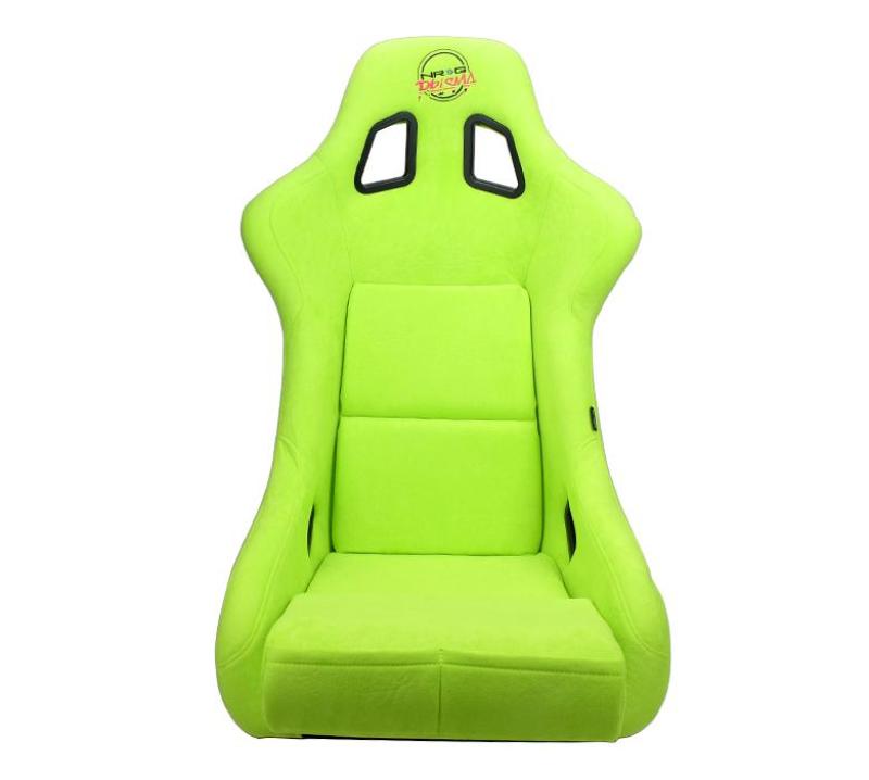 NRG FRP Bucket Seat PRISMA Edition - Large (Neon Green Alcantara/ Pear –  VRaceWorks-dev