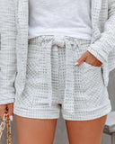 West Side Pocketed High Rise Tweed Shorts - FINAL SALE Ins Street
