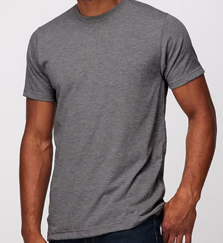 gray t shirt back