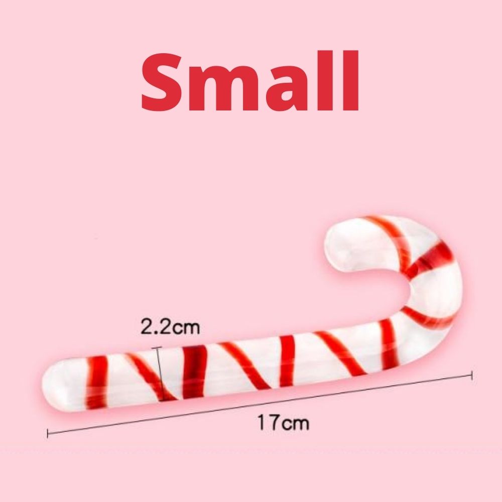 Glass Red Candy Cane Dildo Queer In The World The Shop