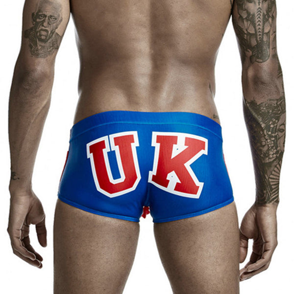 2 Inch Flat Front Swim Brief - Canada Flag – HAC Swim