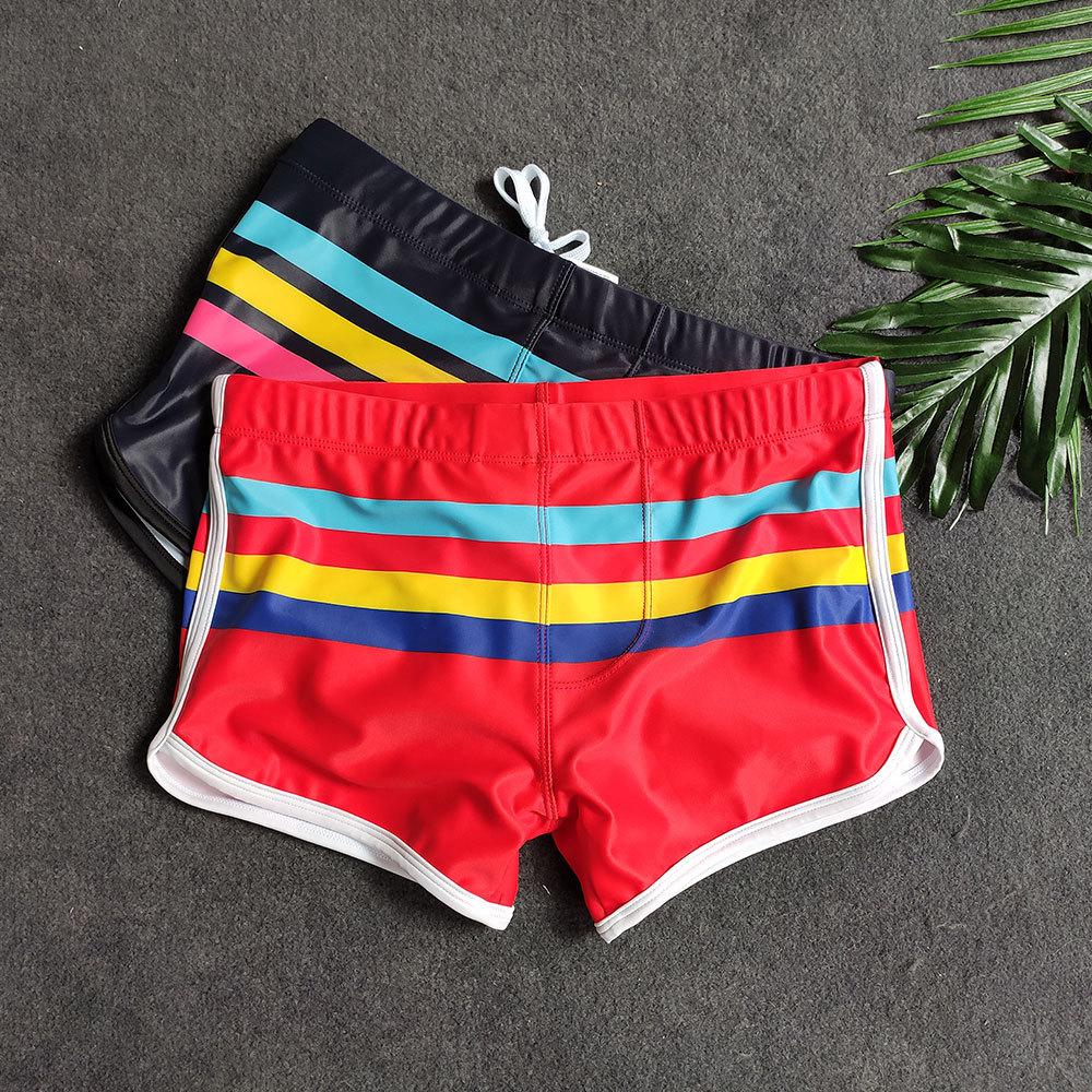Pride Stripe Swim Trunks – Queer In The World : The Shop