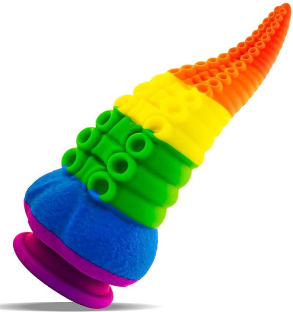 West Indies Dildo Sex - LGBT Rainbow Tentacle Dildo â€“ Queer In The World: The Shop