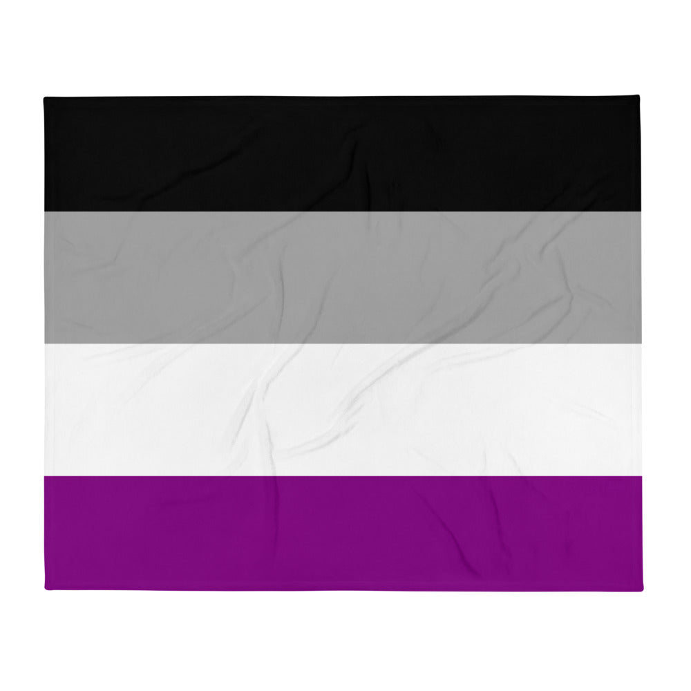 Asexual Flag Throw Blanket | Queer In The World: The Shop | Reviews on ...