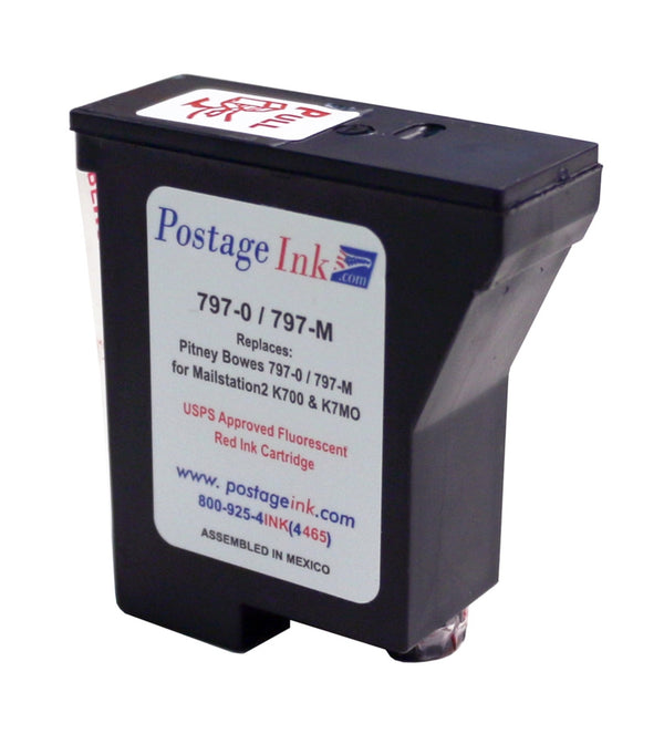 Compatible Fluorescent Red 793-5 Postage Meter Ink for SECAP DP100