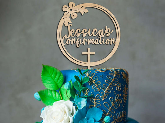 Confirmation Cake topper