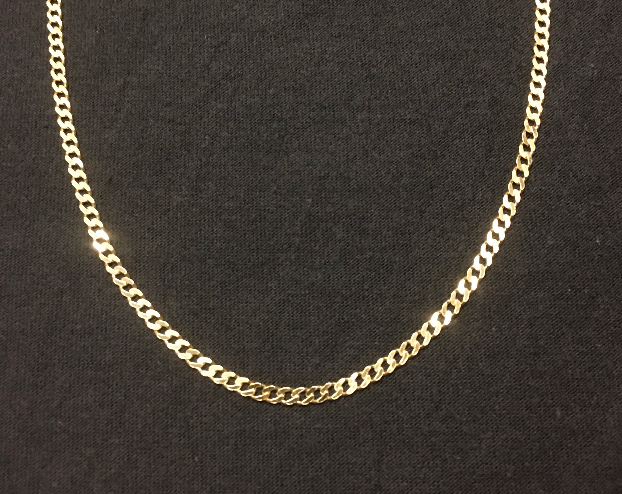 Sterling Silver Omega Chain Necklace 18