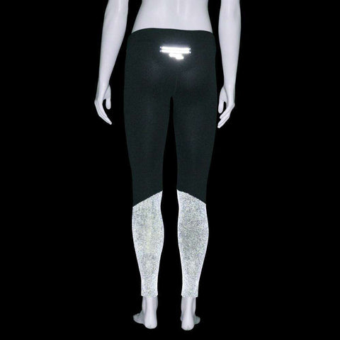 Comet Reflective Women's Running Tight in Black