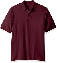 Load image into Gallery viewer, Jerzees Men&#X27;S Spot Shield Short Sleeve Polo Sport Shirt, Maroon 4X-Large
