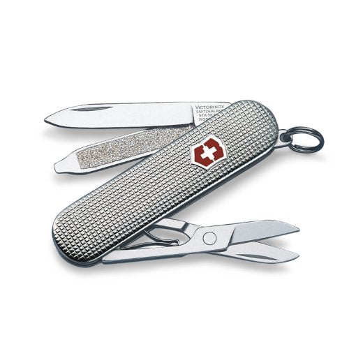 Victorinox Swiss Army Classic Sd Pocket Knife, Barleycron Sterling Silver, 58Mm
