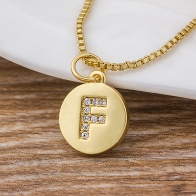 Abigail Initial 26 Letters Necklace