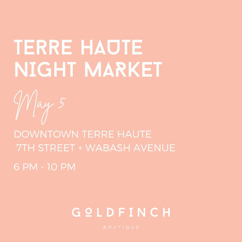 Goldfinch Boutique May 2023 Events