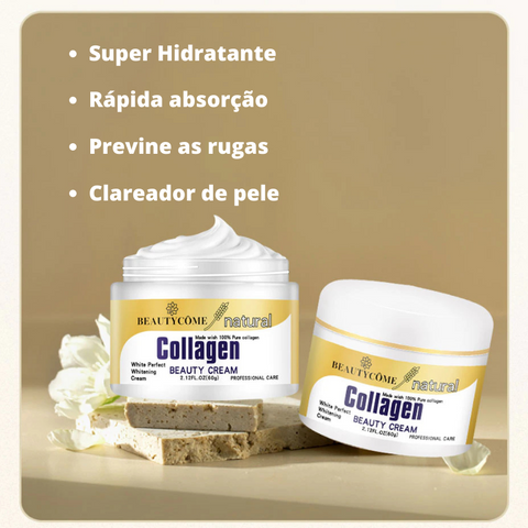 Creme Colágeno Super Hidratante Clareador BEAUTYCÔME Benefícios