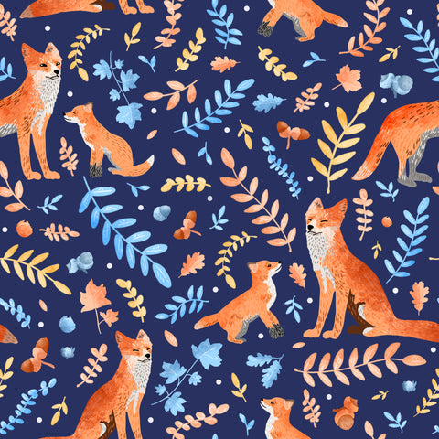 fox surface pattern design