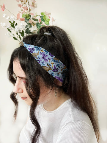 cotton Headband with hare pattern