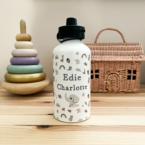 Personalised Kids Water Bottle, School Water Bottle, Nursery Water Bottle,  Pre School Bottle, Birthday Gift, Girls Water Bottle,gym Bottle F 