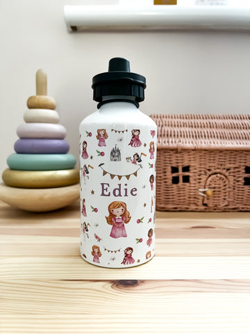 Personalised Kids Water Bottle, School Water Bottle, Nursery Water Bottle,  Pre School Bottle, Birthday Gift, Girls Water Bottle,gym Bottle F 