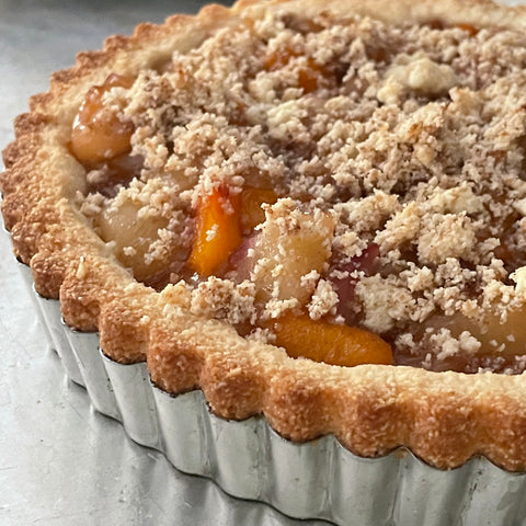 lowcarb and sugarfree peach pie