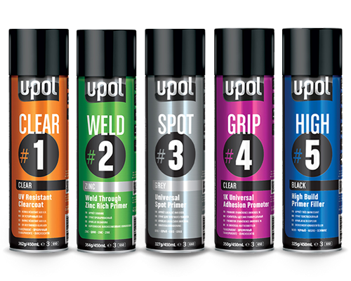 U-pol Premium Aerosols  RICO – Refinish Imports