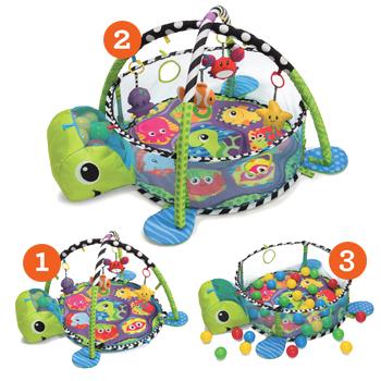 TurtlePlayTime : Tapis et Parc de jeux 3 en 1 magasin de jouet livraison maroc kidcado