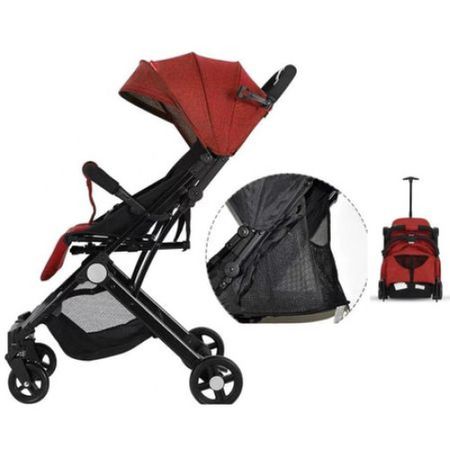 SuitStroller Rouge : Poussette Valise Ultra Compacte magasin de jouet maroc Kidcado