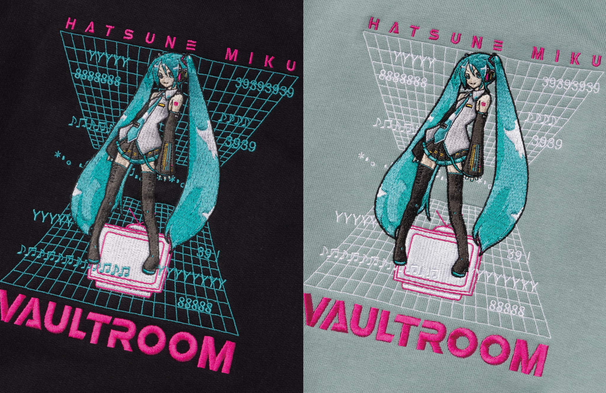 VR×HATSUNE MIKU TEE / WHT vaultroom 初音ミク トップス Tシャツ