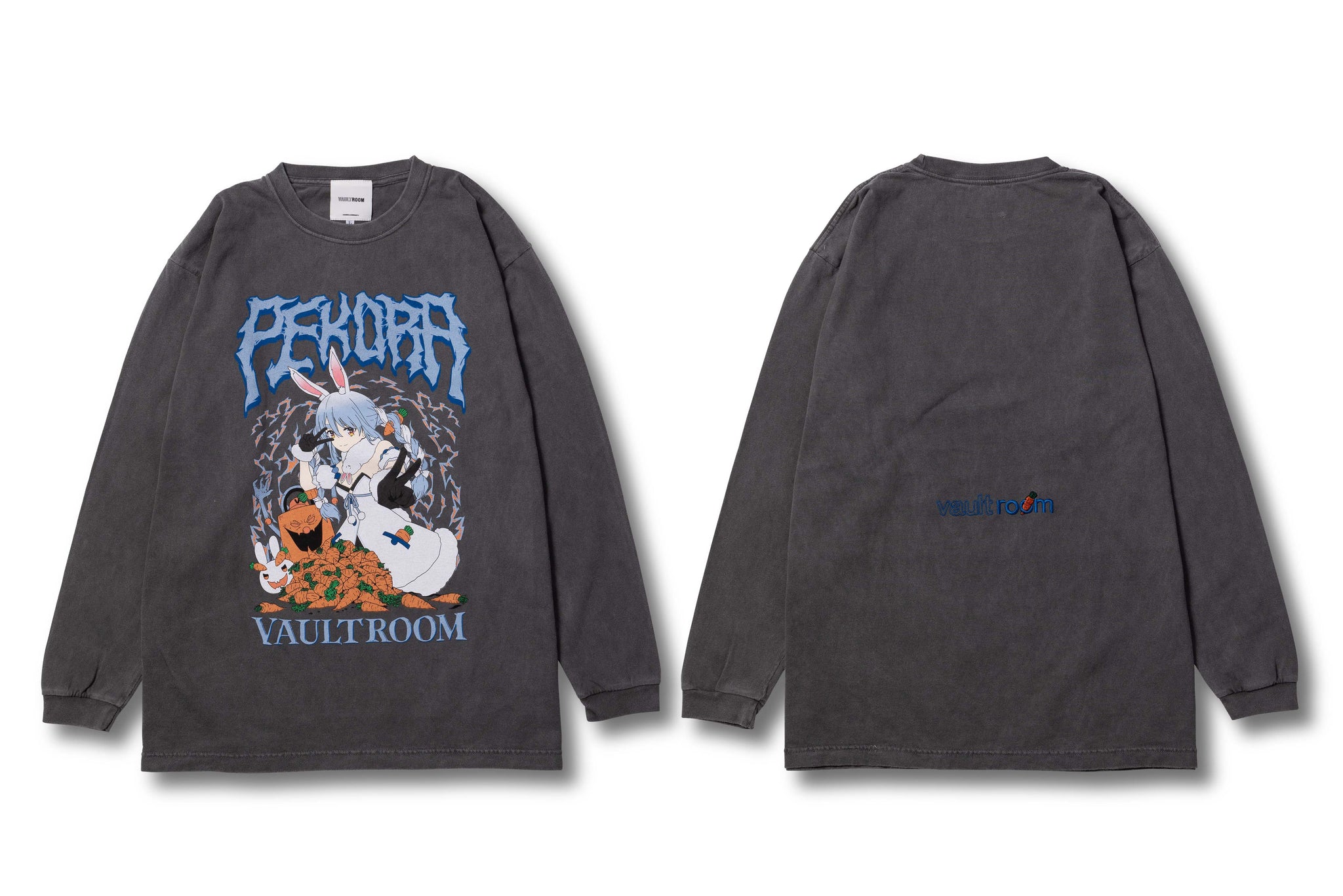 Detail【M】vaultroom 兎田ぺこら VR×PEKORA HOODIE/BLK