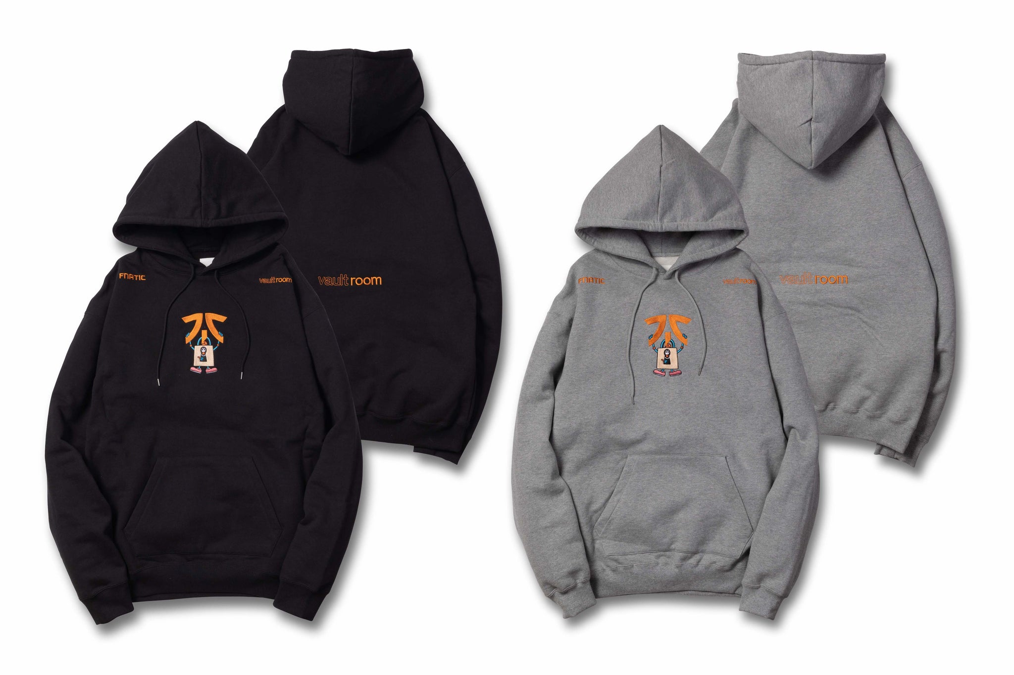 vaultroom × FNATIC HOODIE BLACK XL