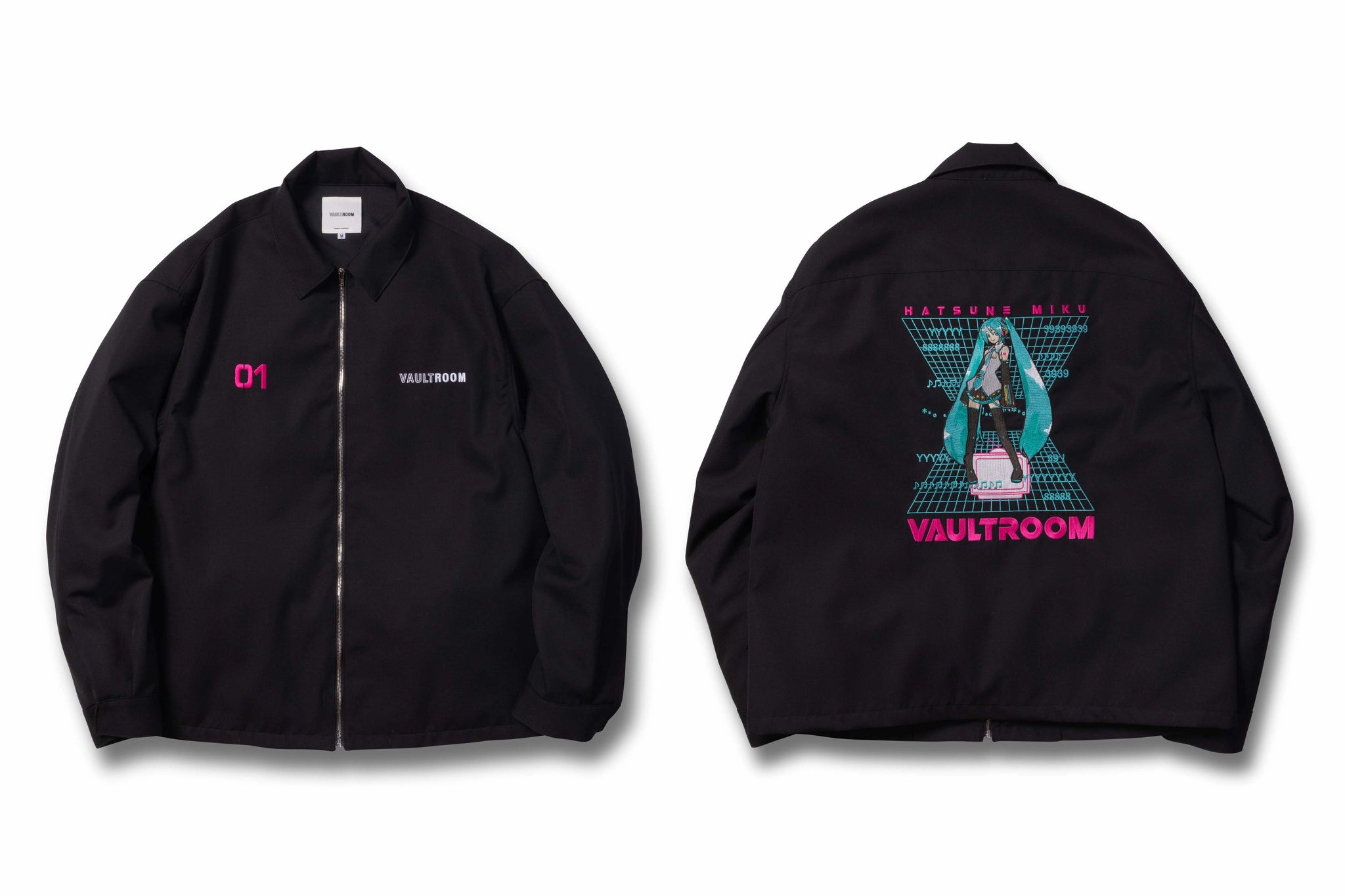 vaultroom VR × HATSUNE MIKU HOODIE GRN M