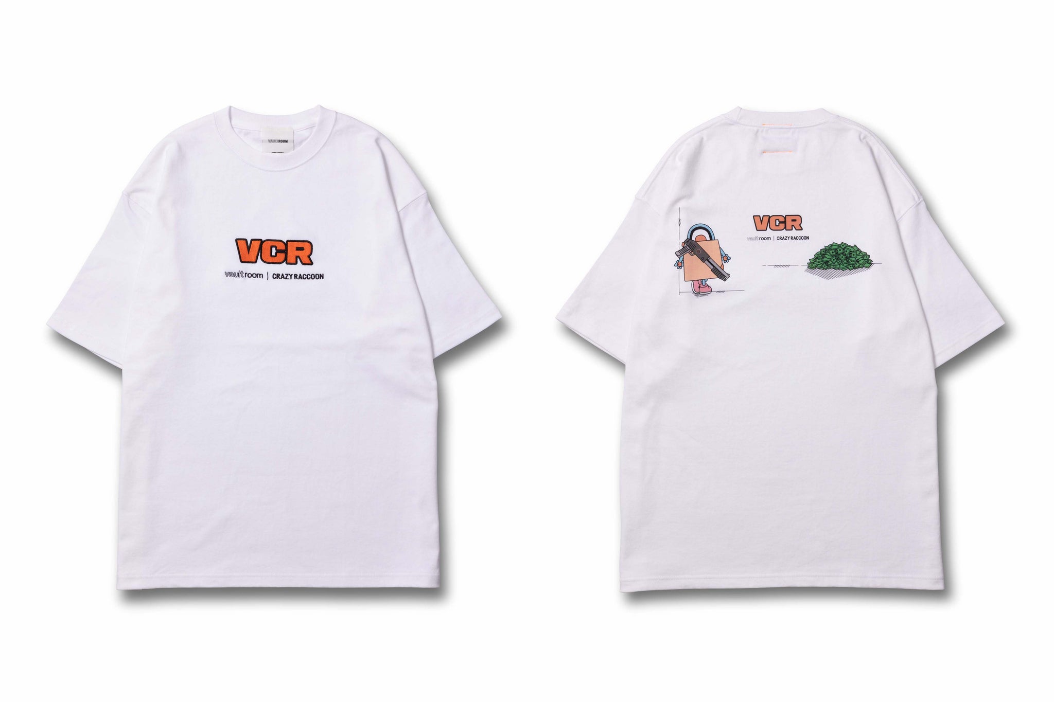 vaultroom BANK ROBBERY TEE / WHT