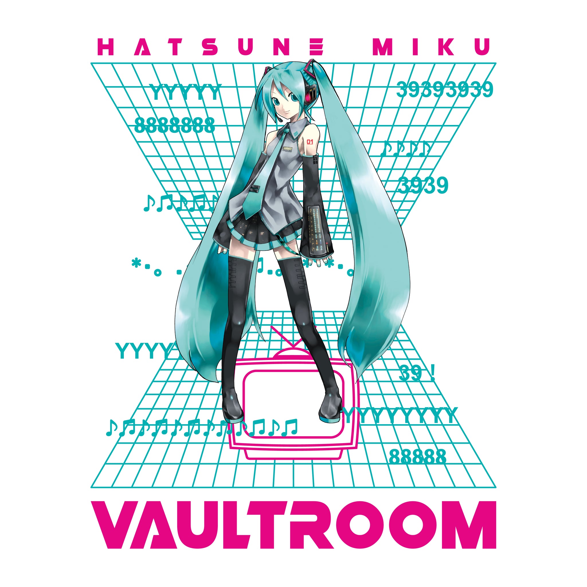 人気特価激安 vaultroom 初音ミク MIKU COS HOODIE BLK 初音ミク