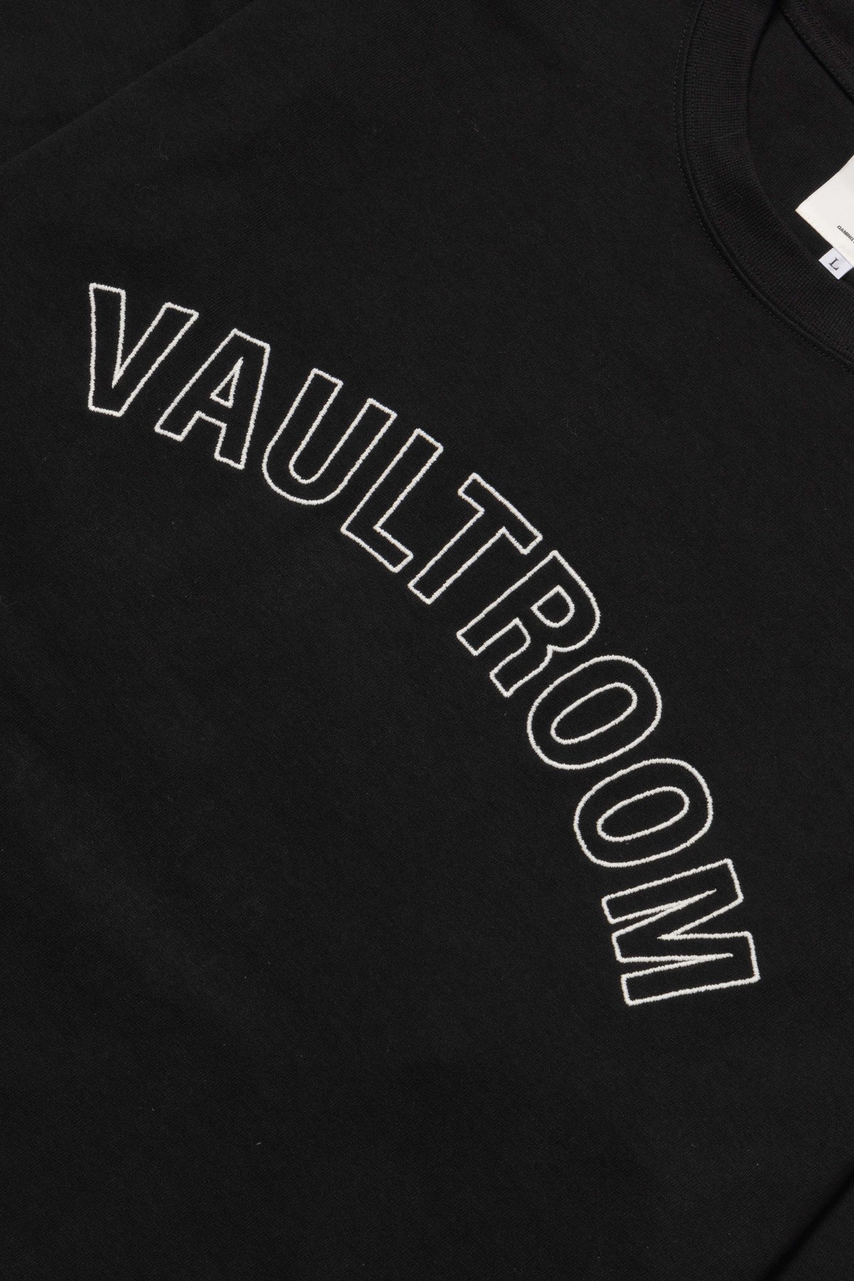 vaultroom CABLE LOGO BIG L/S TEE / WHT Lメンズ