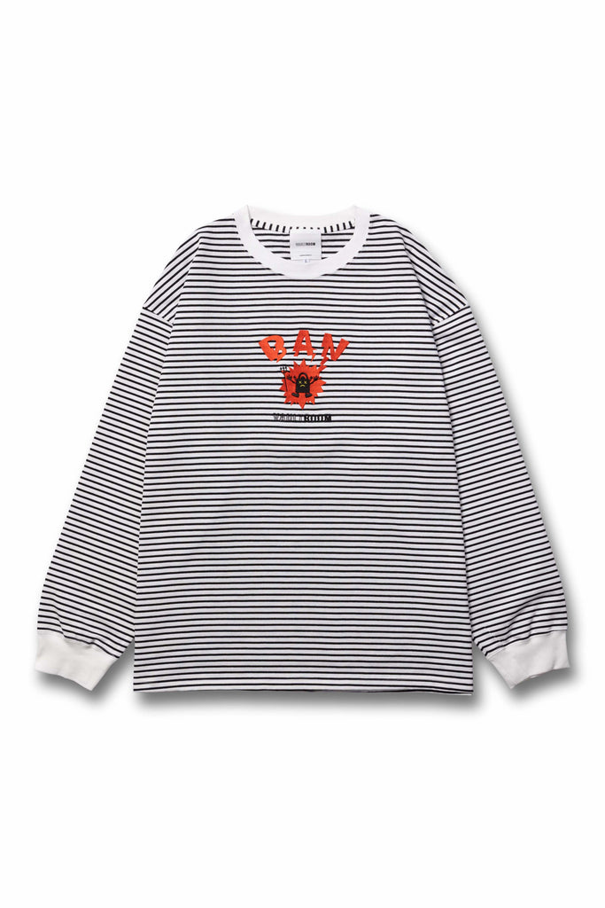 Vaultroom × AKARIN BIG L/S TEE / WHT /Lサイズ 濃いめの