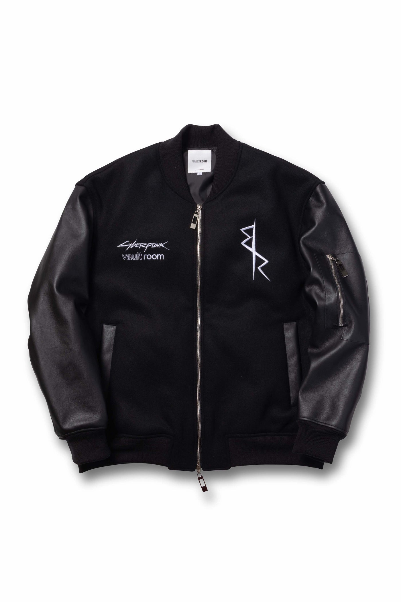 オイルペイント VR × CYBERPUNK LEATHER BOMBER JACKET - 通販 - www