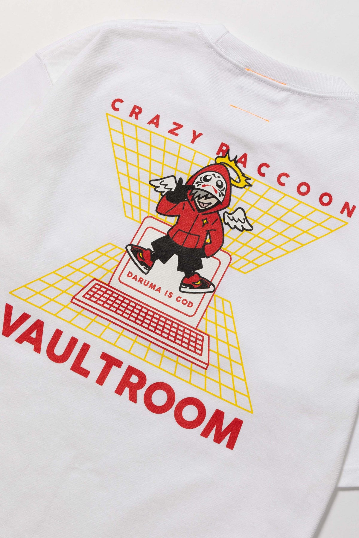 雑誌で紹介された crazy raccoon タオル ハンカチ vaultroom Ras Tee