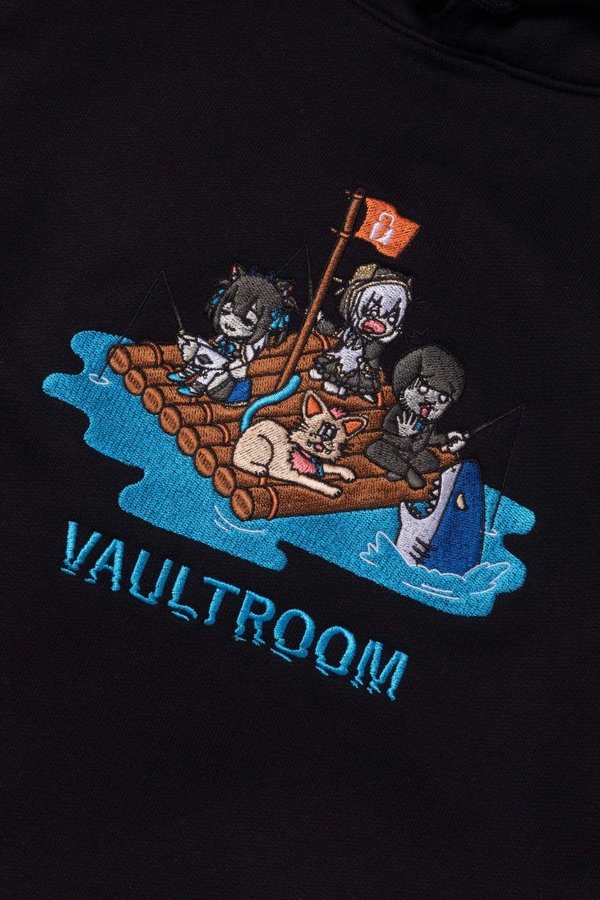 FISHING HOODIE / BLACK – VAULTROOM