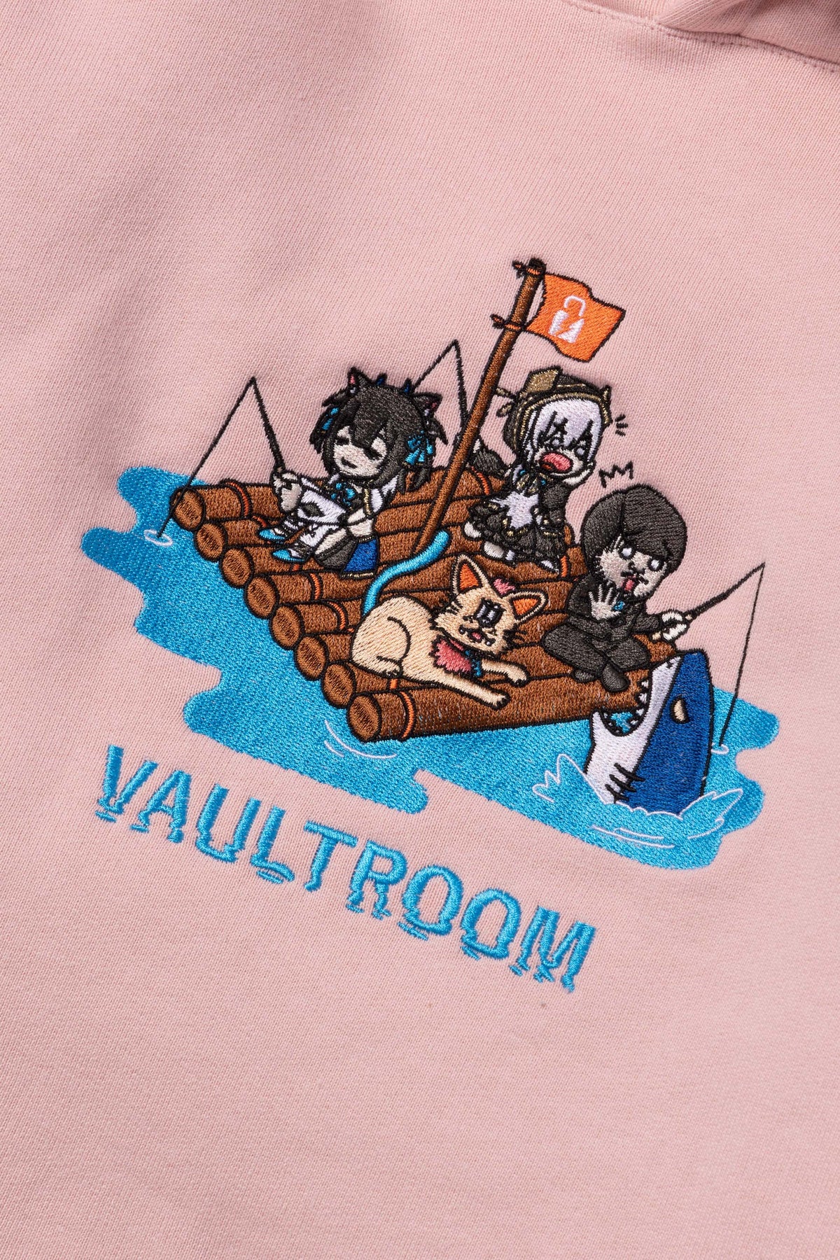 FISHING HOODIE / PINK – VAULTROOM