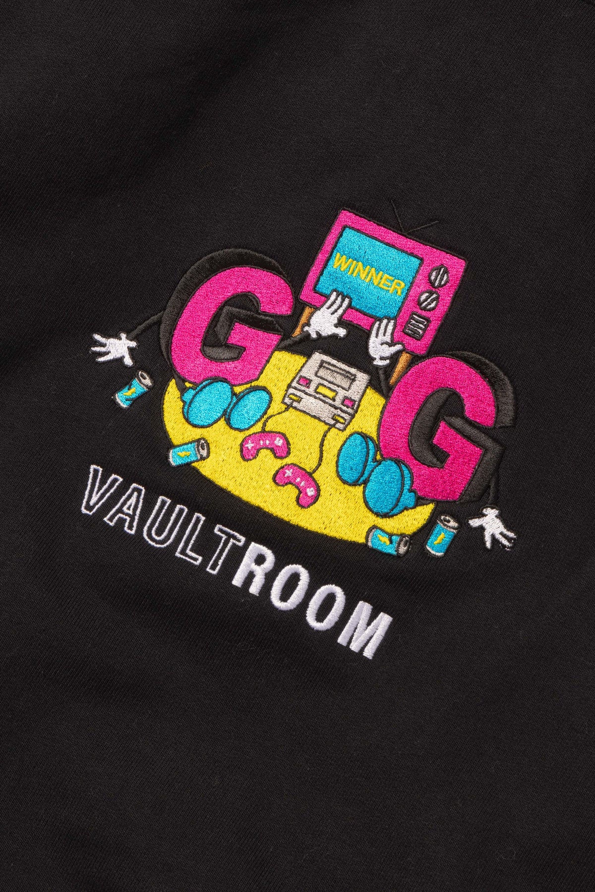 GG HOODIE / BLK – VAULTROOM