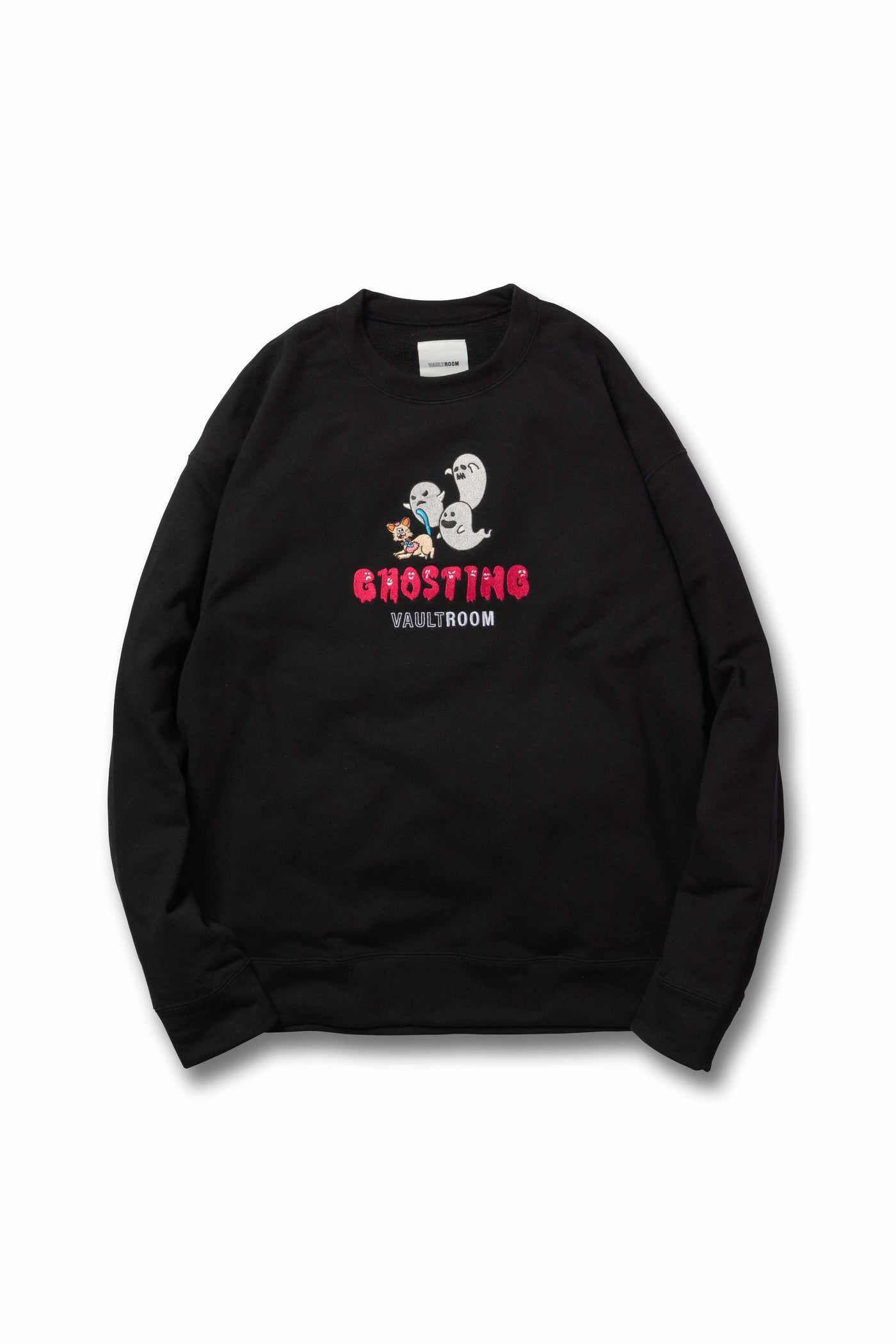 大好き vaultroom GHOSTING CREWNECK BLK L ecousarecycling.com