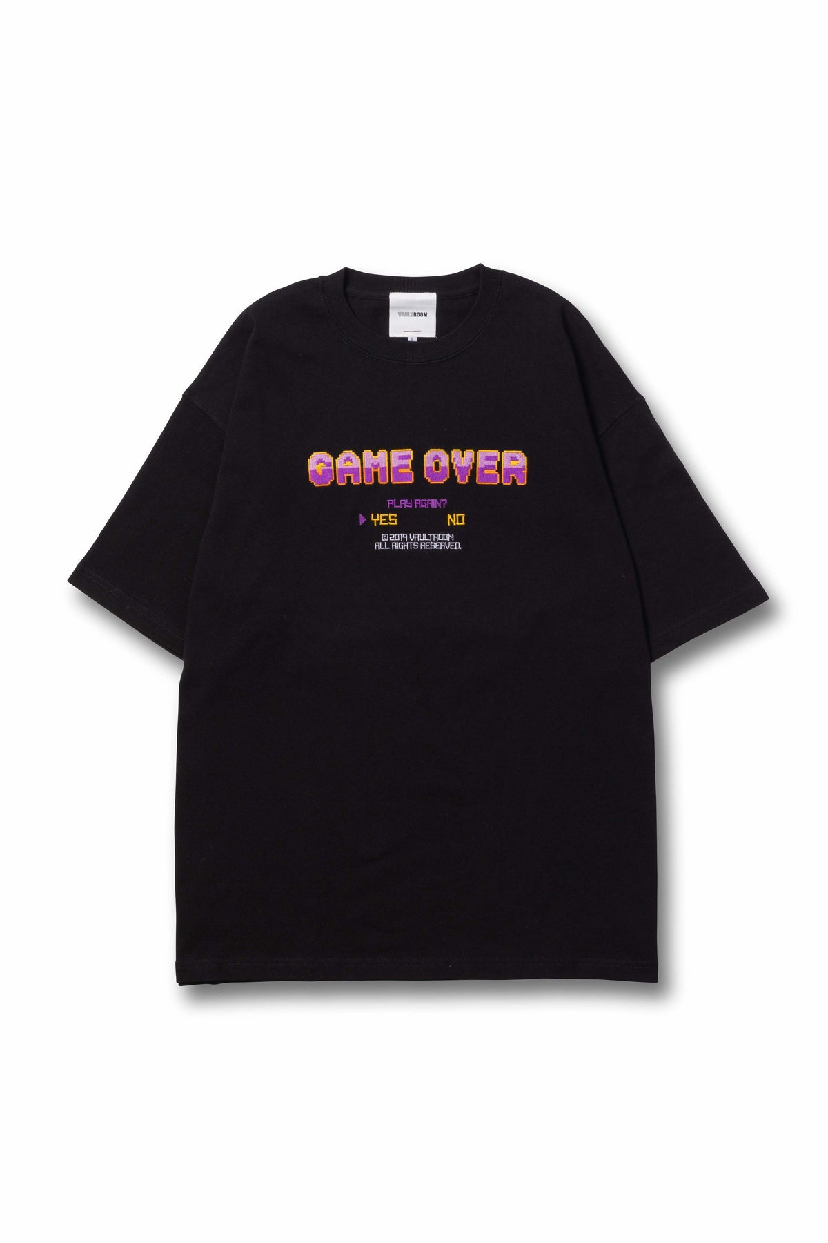 3年保証』 vaultroom GAME OVER TEE Tシャツ 白 White L veme.fi