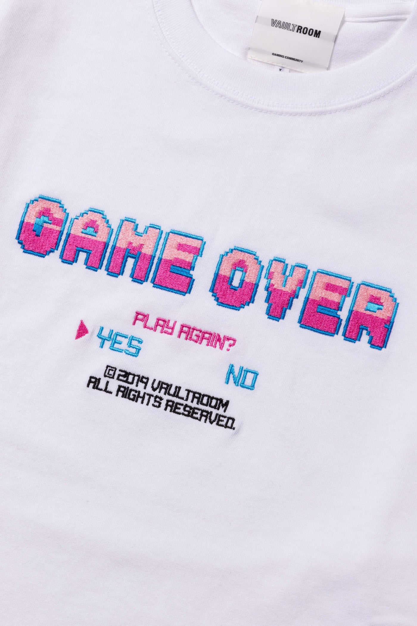 VAULTROOM GAME OVER TEE / WHT | www.unimac.az