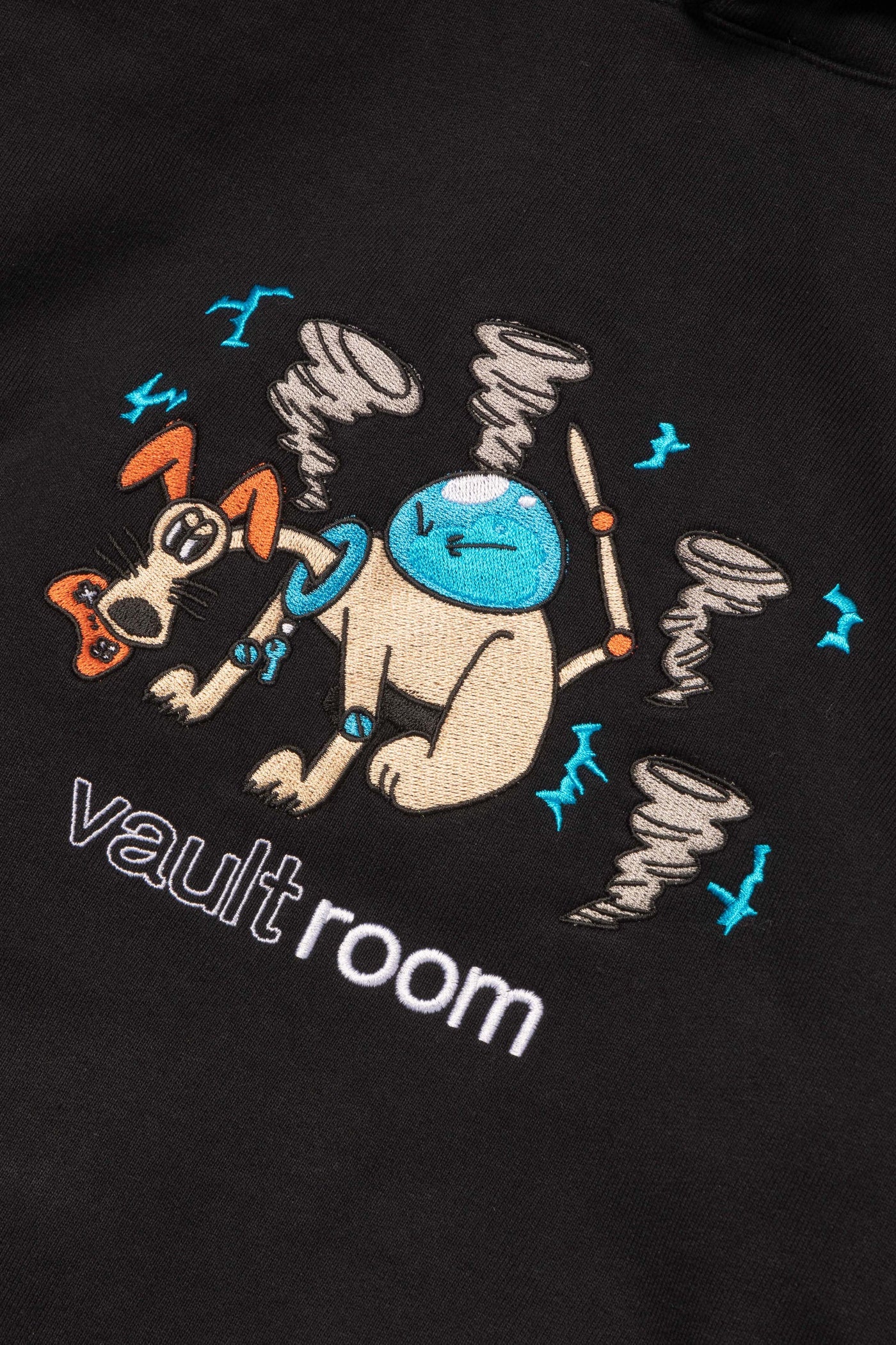 vaultroom VR × TENSURA HOODIE / BLK-